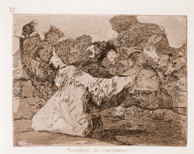 I disastri della guerra: Farandola di ciarlatani (acquaforte) da Francisco de Goya