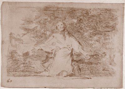 I disastri della guerra: Cupi presagi di ciò che accadrà (disegno preparatorio) da Francisco de Goya