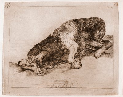 I disastri della guerra: Mostro orgoglioso! da Francisco de Goya