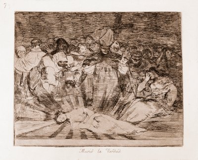 I disastri della guerra: La verità è morta da Francisco de Goya