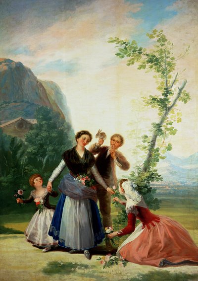 I fioristi o Primavera da Francisco de Goya