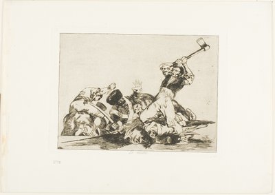 Lo stesso, tavola tre da I disastri della guerra da Francisco Jose de Goya y Lucientes
