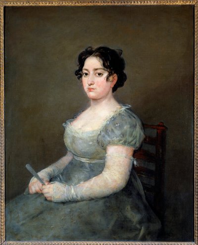 La donna con il ventaglio da Francisco de Goya
