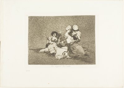 Le donne danno coraggio, tavola quattro da I disastri della guerra da Francisco Jose de Goya y Lucientes