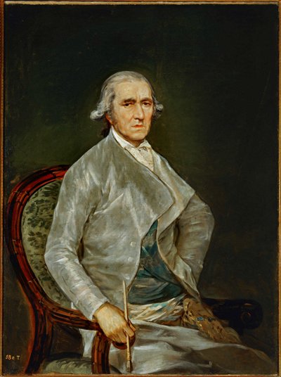 Il pittore Francisco Bayeu ... (dipinto su tela) da Francisco Jose de Goya y Lucientes