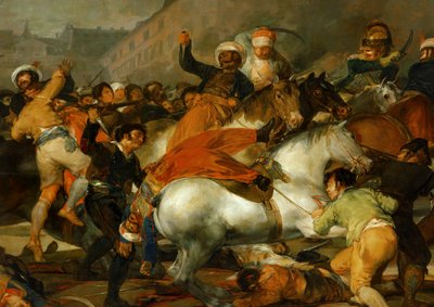 Il 2 maggio 1808 a Madrid: la carica dei ... (dipinto su tela) da Francisco Jose de Goya y Lucientes