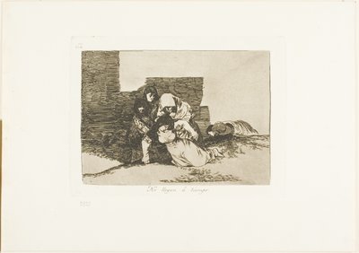 Non arrivano in tempo, tavola 52 da I disastri della guerra da Francisco Jose de Goya y Lucientes
