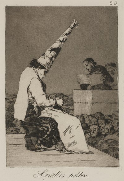 Quelle macchie di polvere da Francisco de Goya