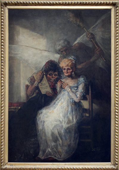Il Tempo, detto Les Vieilles. Dipinto di Francisco de Goya y Lucientes (1746-1828), olio su tela, circa 1808-1812, arte spagnola inizio XIX secolo. Museo delle Belle Arti di Lille da Francisco de Goya