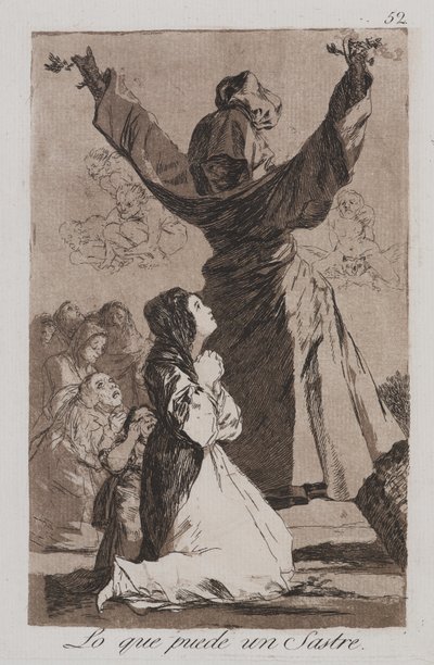 Cosa può fare un sarto! (Lo que puede un sastre!) da Francisco de Goya