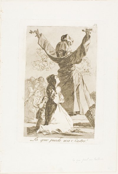 Cosa Può Fare un Sarto!, tavola 52 da Los Caprichos da Francisco Jose de Goya y Lucientes