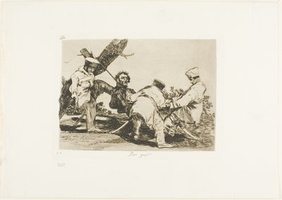Perché?, tavola 32 da I disastri della guerra da Francisco Jose de Goya y Lucientes
