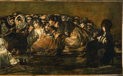 Il sabato delle streghe... (dipinto su tela) da Francisco Jose de Goya y Lucientes