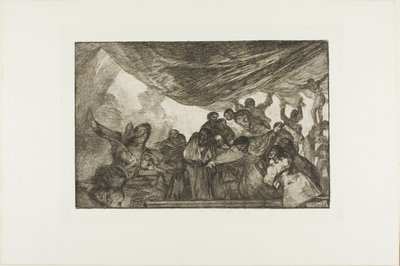 Senza raccomandarsi né a Dio né al diavolo, tavola 15 da Los Proverbios da Francisco Jose de Goya y Lucientes