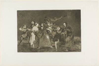 Le ferite guariscono più velocemente delle parole affrettate, tavola 16 da Los Proverbios da Francisco Jose de Goya y Lucientes