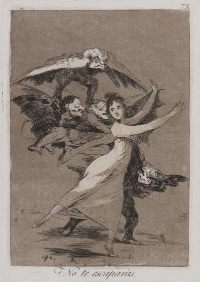 Non sfuggirai (No te escarparas) da Francisco de Goya