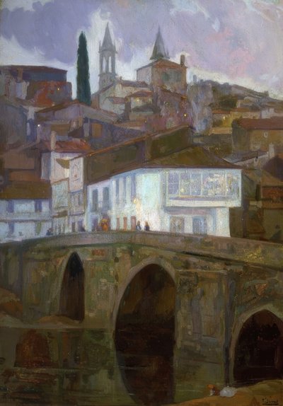 Tra le luci (Betanzos) 1918 da Francisco Llorens Diaz