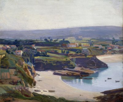 La spiaggia di Espiñeiro 1931 da Francisco Llorens Diaz
