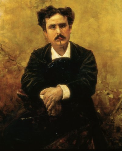 Ritratto di Mariano Fortuny, pittore spagnolo da Francisco Peralta del Campo