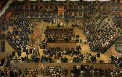 Auto-da-fé in Plaza Mayor da Francisco Rizi