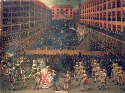 Auto da Fé nel 1656 da Francisco Rizi