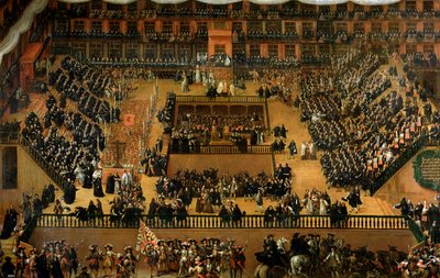 Auto da Fé nella Plaza Mayor, Madrid, 1683 da Francisco Rizi