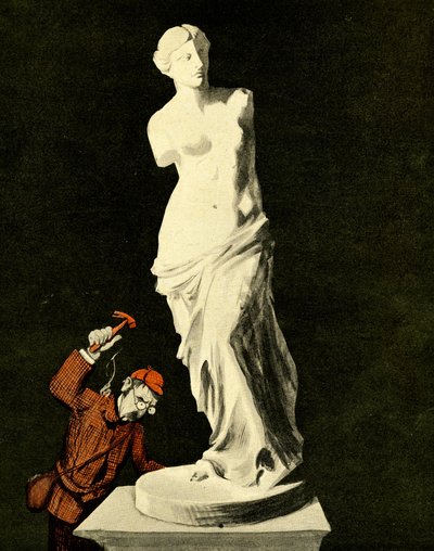 Un inglese incolto scolpisce la Venere di Milo, 1903 da Francisco Sancha y Lengo