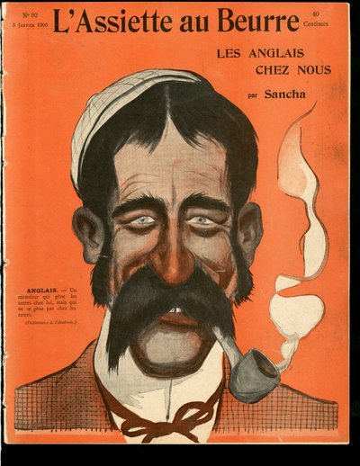 Copertina di The Butter Plate, numero 92, Satirico a Colori da Francisco Sancha y Lengo