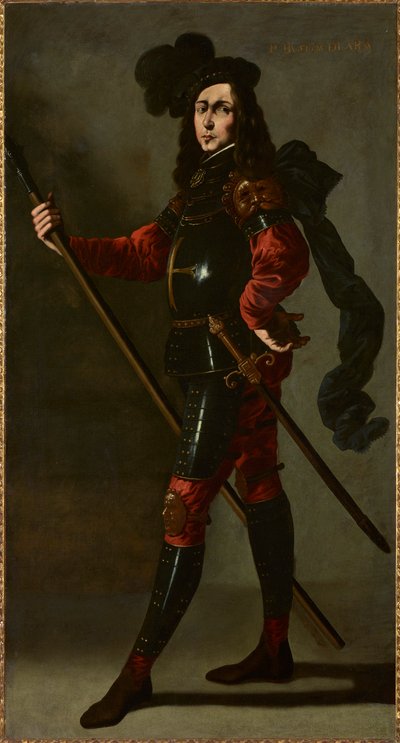 El Infante P. Bustos de Lara, ca. 1640-1645 da Francisco de Zurbaran