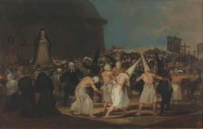 Una processione di flagellanti da Francisco de Goya