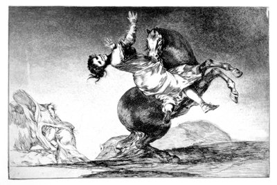 Cavallo rapitore, 1819-1823 da Francisco de Goya