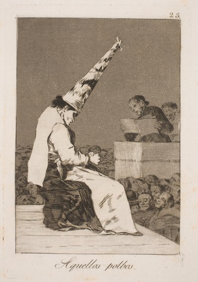 Dalla polvere viene lo sporco da Francisco de Goya