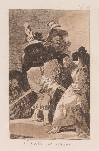 Le apparenze ingannano, fine XVIII-inizio XIX secolo da Francisco de Goya