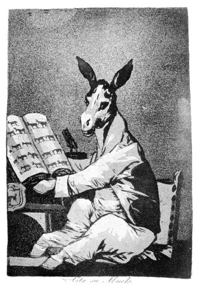 Fin dai tempi di suo nonno, 1799 da Francisco de Goya