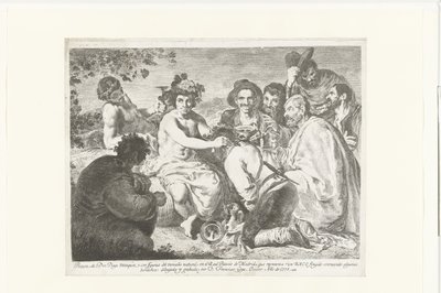Bacco e gli ubriachi da Francisco de Goya