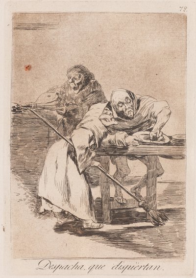 Sii Veloce, Si Svegliaranno, fine XVIII-inizio XIX secolo da Francisco de Goya
