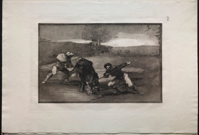 Corride: Un altro modo di cacciare a piedi, 1876 da Francisco de Goya