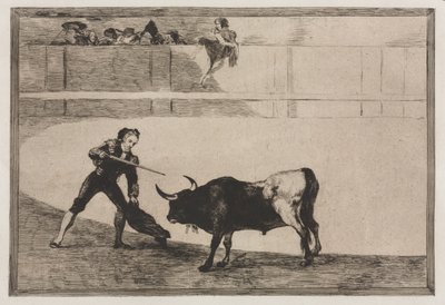 Corride: Pedro Romeo uccide il toro fermo da Francisco de Goya