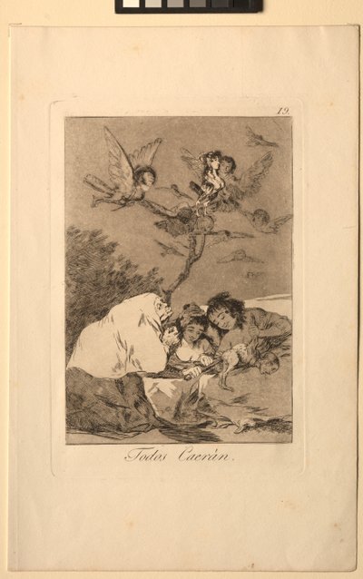 Capricci: Tutti Cadono da Francisco de Goya