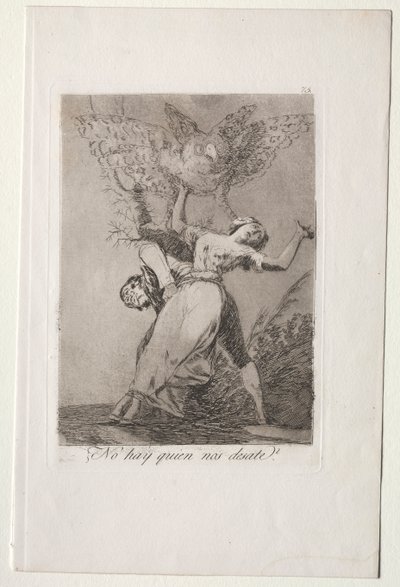 Caprichos: Nessuno può slegarci? da Francisco de Goya