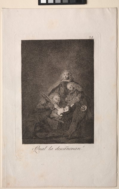 Caprichos: Come La Spennano! da Francisco de Goya