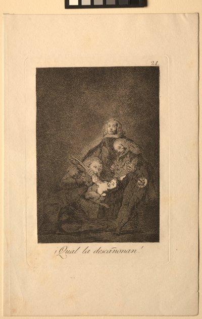Caprichos: Come la spennano! da Francisco de Goya
