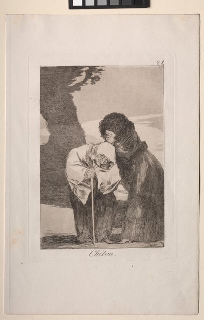 Caprichos: Silenzio! da Francisco de Goya