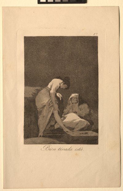 Caprichos: È ben teso da Francisco de Goya