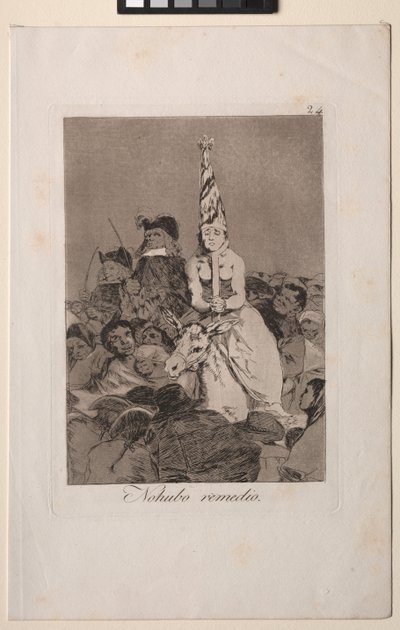 Caprichos: Non Si Poteva Fare Nulla da Francisco de Goya