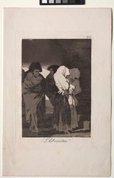 Caprichos: Povere Bambine! da Francisco de Goya