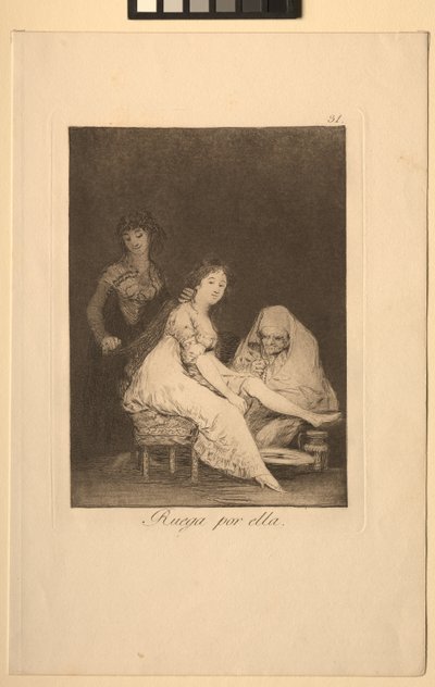 Caprichos: Lei prega per lei da Francisco de Goya