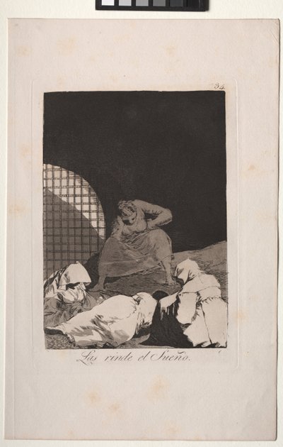 Caprichos: Il sonno li sopraffà da Francisco de Goya