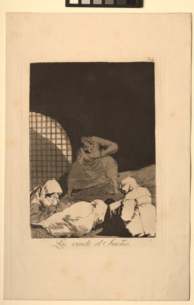 Caprichos: Il sonno li vince da Francisco de Goya