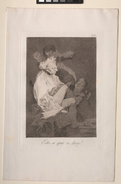 Caprichos: Questo è sicuramente essere in grado di leggere da Francisco de Goya